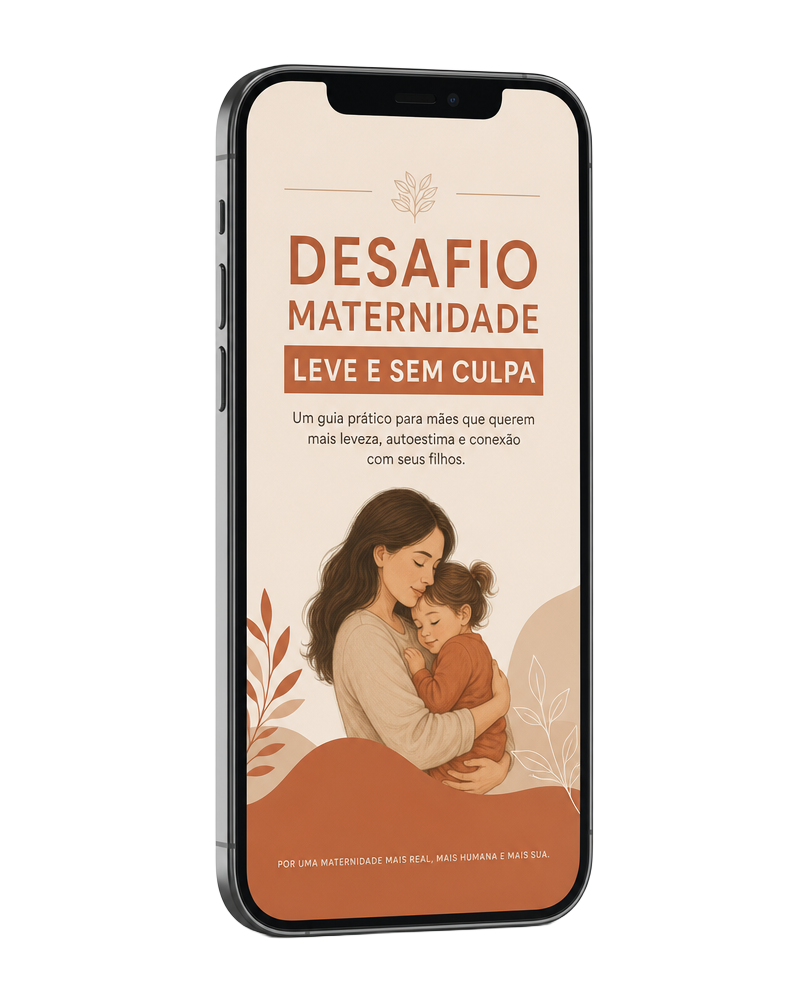 Mockup do Desafio Maternidade Leve e Sem Culpa